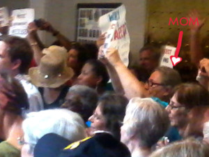 Mom at Moral Monday